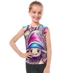 Magic Mushrooms For Conjuring Kids  Mesh Tank Top by GardenOfOphir