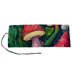 Sacred Mushrooms For Necromancy Roll Up Canvas Pencil Holder (s) by GardenOfOphir