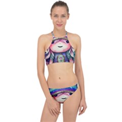 Necromancy Conjuration Magical Racer Front Bikini Set by GardenOfOphir