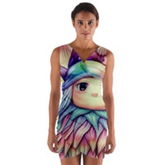 Spell Mojo Enchantress Wrap Front Bodycon Dress by GardenOfOphir