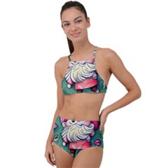 Glamour Enchantment Wizard High Waist Tankini Set by GardenOfOphir