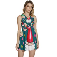 Mushrooms (228) Sleeveless High Waist Mini Dress