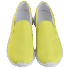 Laser Lemon Yellow	 - 	lightweight Slip Ons by ColorfulShoes