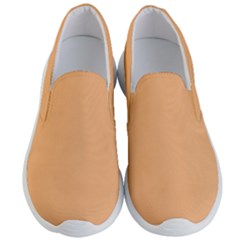 Mellow Apricot Orange	 - 	lightweight Slip Ons by ColorfulShoes