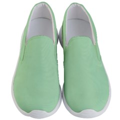 Soft Celadon Green	 - 	lightweight Slip Ons by ColorfulShoes