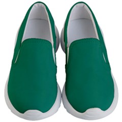 Spanish Viridian Green	 - 	lightweight Slip Ons by ColorfulShoes