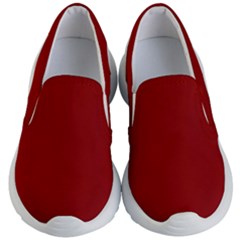 Ruby Red	 - 	lightweight Slip Ons by ColorfulShoes