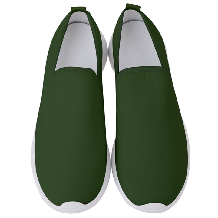 Dark Forest Green	 - 	Slip On Sneakers