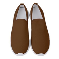 Caramel Brown	 - 	slip On Sneakers