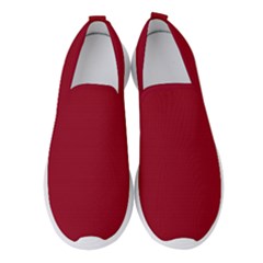 Carmine Red	 - 	slip On Sneakers