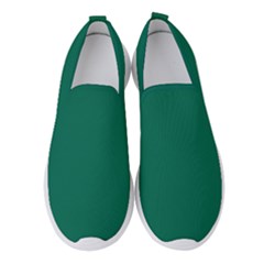 Bottle Green	 - 	slip On Sneakers