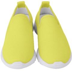 Laser Lemon Yellow	 - 	slip On Sneakers by ColorfulShoes