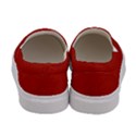 Apple Red	 - 	Canvas Slip Ons View4