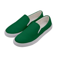 Dartmouth Green	 - 	canvas Slip Ons by ColorfulShoes