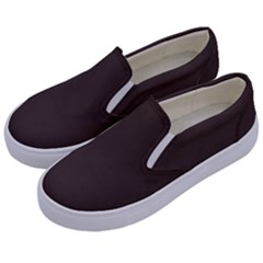 Dark Taupe Grey	 - 	canvas Slip Ons by ColorfulShoes