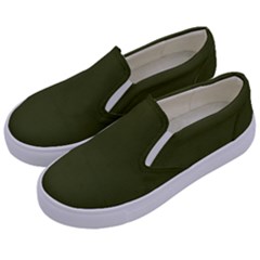 Army Green	 - 	canvas Slip Ons by ColorfulShoes