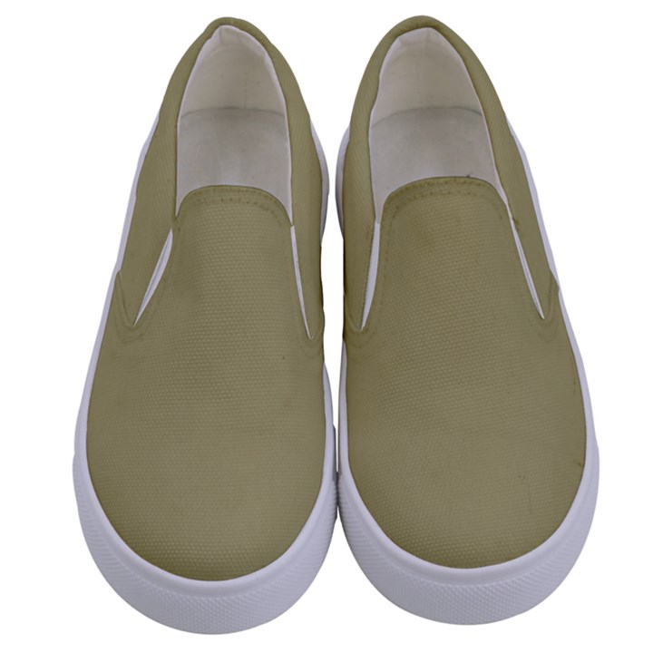 Khaki	 - 	Canvas Slip Ons