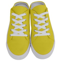 Neon Yellow	 - 	half Slippers by ColorfulShoes