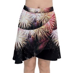 Firework Chiffon Wrap Front Skirt by artworkshop