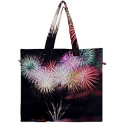 Firework Canvas Travel Bag by artworkshop