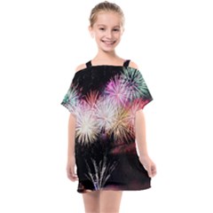 Firework Kids  One Piece Chiffon Dress by artworkshop