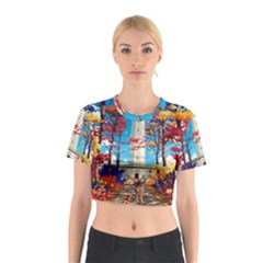 Lighthouse Cotton Crop Top