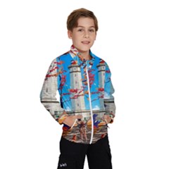 Lighthouse Kids  Windbreaker by artworkshop