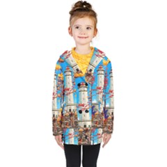 Lighthouse Kids  Double Breasted Button Coat by artworkshop