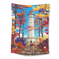 Lighthouse Medium Tapestry by artworkshop