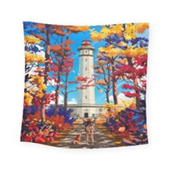 Lighthouse Square Tapestry (small) by artworkshop