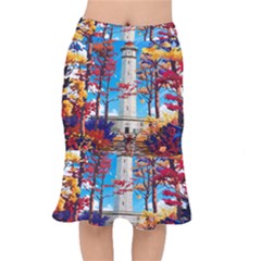 Lighthouse Short Mermaid Skirt by artworkshop