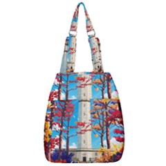 Lighthouse Center Zip Backpack by artworkshop