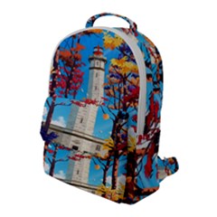 Lighthouse Flap Pocket Backpack (large) by artworkshop