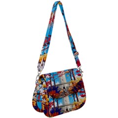 Lighthouse Saddle Handbag by artworkshop