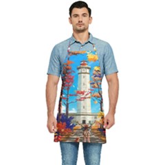 Lighthouse Kitchen Apron by artworkshop