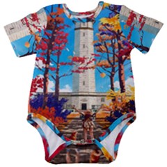 Lighthouse Baby Short Sleeve Bodysuit by artworkshop