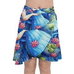 Mermay Chiffon Wrap Front Skirt by artworkshop