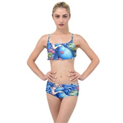 Mermay Layered Top Bikini Set by artworkshop