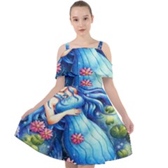 Mermay Cut Out Shoulders Chiffon Dress by artworkshop