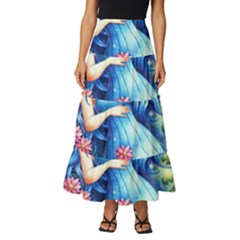 Mermay Tiered Ruffle Maxi Skirt