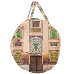 Mosque Giant Round Zipper Tote