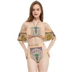 Mosque Halter Flowy Bikini Set  by artworkshop