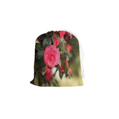 Flower Drawstring Pouch (small) by artworkshop