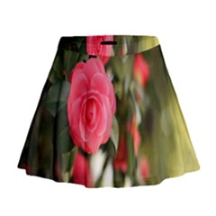 Flower Mini Flare Skirt by artworkshop