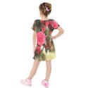 Flower Kids  Short Sleeve Velvet Dress View2