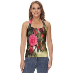 Flower Basic Halter Top by artworkshop