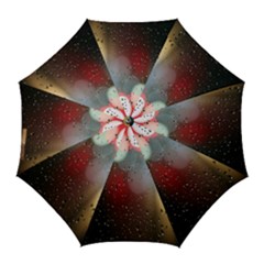 Rain On Window Golf Umbrellas by artworkshop