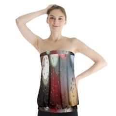 Rain On Window Strapless Top by artworkshop