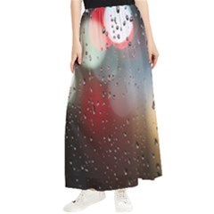 Rain On Window Maxi Chiffon Skirt by artworkshop