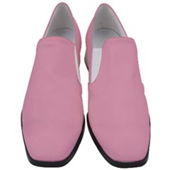 Kobi Pink	 - 	slip On Heel Loafers by ColorfulShoes